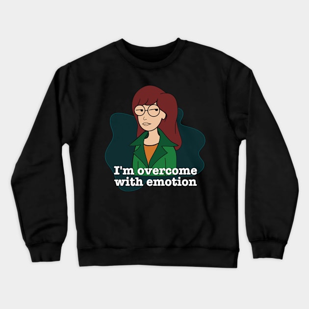 Daria Meme Crewneck Sweatshirt by Art Farsuf